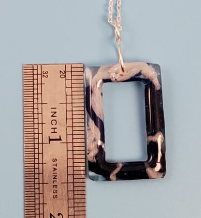 Tzitzit rectangle pendant - Image 3