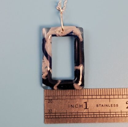 Tzitzit rectangle pendant - Image 4