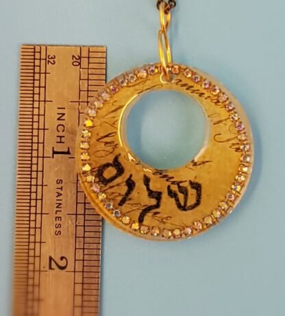 Around שלום (shalom) Pendant - Image 4