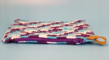 Dimond Pattern Crochet Coin Bag - Image 3