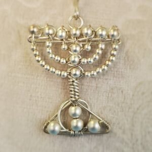 925 Sterling Silver Menorah