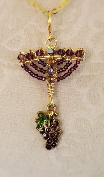 Grape Waterdrop Menorah