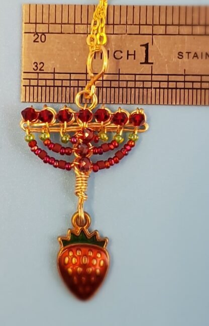 Strawberry Waterdrop Menorah - Image 5