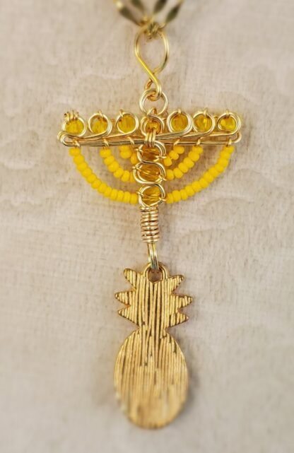 Pineapple Waterdrop Menorah - Image 3