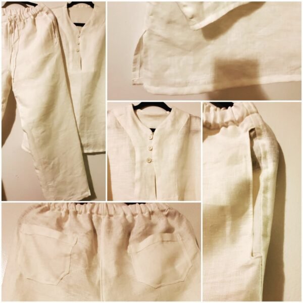 Men's Linen Shirt & Pants Set