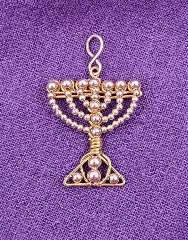 24K Gold Menorah - Image 2