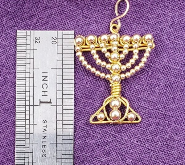24K Gold Menorah - Image 6