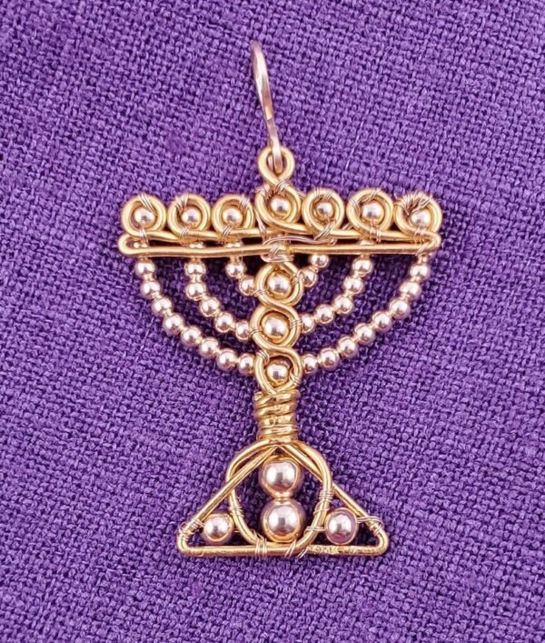24K Gold Menorah - Image 3