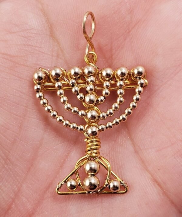 24K Gold Menorah