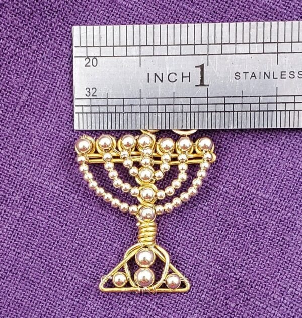 24K Gold Menorah - Image 5