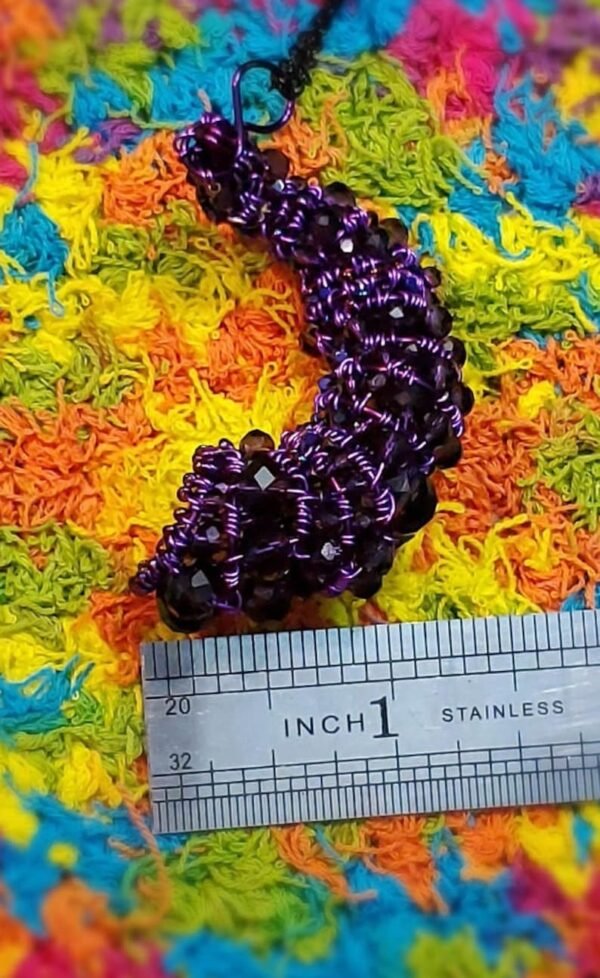 Purple Shofar Pendant - Image 3