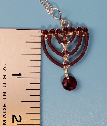 January Garnet Menorah - Image 5